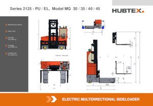 Seitenstapler Elektro Hubtex MQ 30