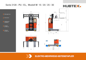 Seitenstapler Elektro Hubtex MQ 20