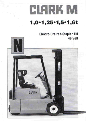 Frontstapler Elektro Clark TM 16 N
