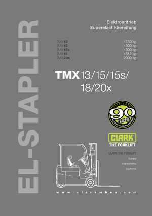 Frontstapler Elektro Clark TMX18