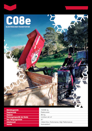 Elektro Raupendumper Yanmar C08e