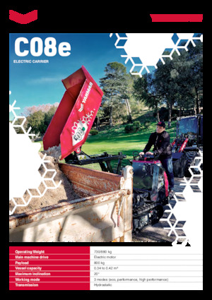 Elektro Raupendumper Yanmar C08e