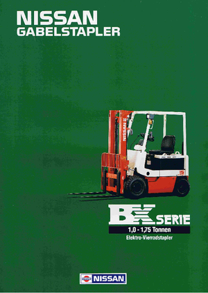 Frontstapler Elektro Nissan UM 01 L 15 U