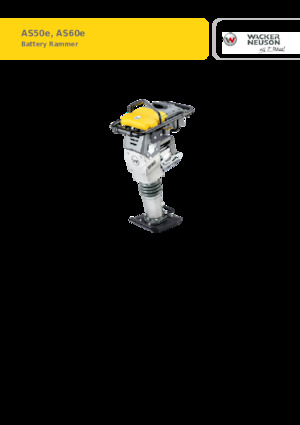 Stampfer, Elektro Wacker Neuson AS60e 