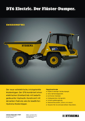 Elektro Raddumper Hydrema DT6