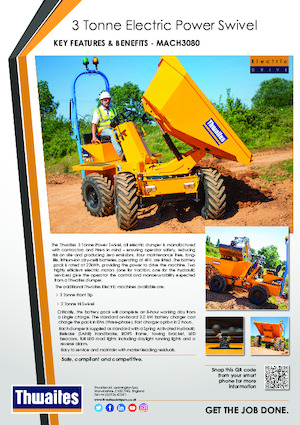Elektro Raddumper Thwaites MACH3080