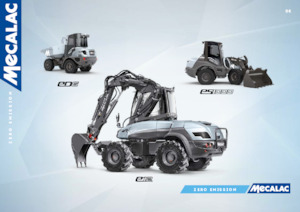 Elektro Mobilbagger Mecalac e12