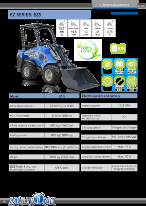 Elektro Radlader Multione EZ 5 