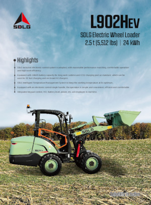 Elektro Radlader SDLG L902HEV