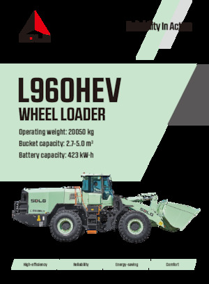 Elektro Radlader SDLG L960HEV