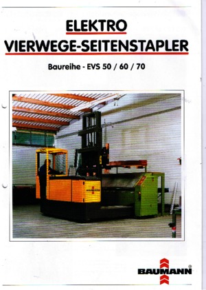 Mehrwege-Gabelstapler Elektro Baumann EVS 60/16/33