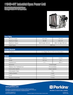 Motoren Perkins 1104D-44T