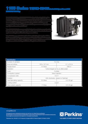 Motoren Perkins 1104D-E44TA