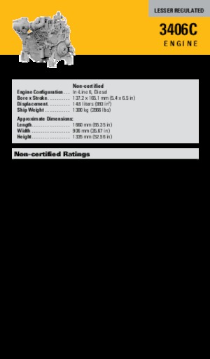 Motoren Caterpillar 3406C