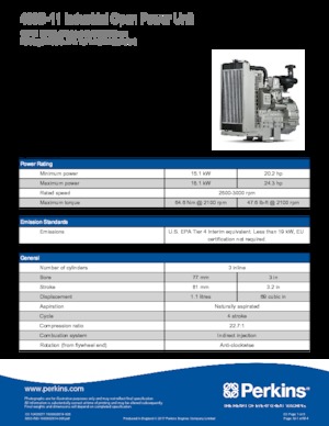 Motoren Perkins 403D-11