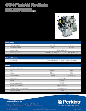 Motoren Perkins 403D-15T