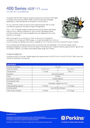 Motoren Perkins 403F-11
