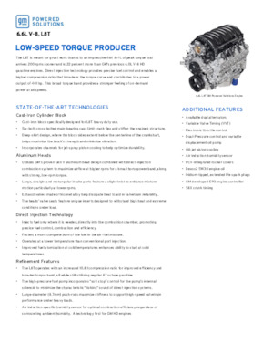 Motoren GM 6.6L V-8