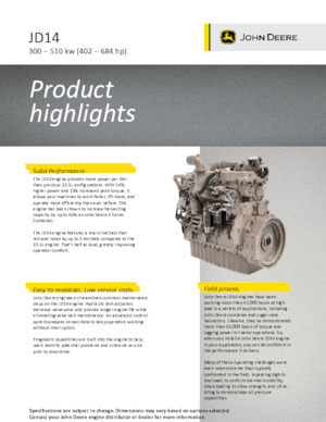 Motoren John Deere Construction 6136CI440