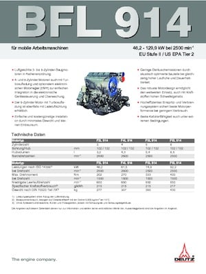 Motoren Deutz BF 4 L 914