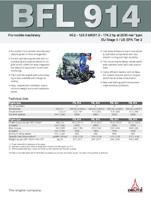 Motoren Deutz BF 4 L 914