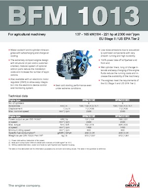 Motoren Deutz BF 6 M 1013 E