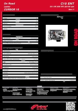 Motoren FPT Industrial Cursor10 ENT (331 kW)