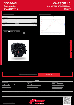 Motoren FPT Industrial Cursor16 (515 kW)