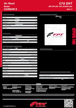 Motoren FPT Industrial Cursor78 ENT (280 kW)