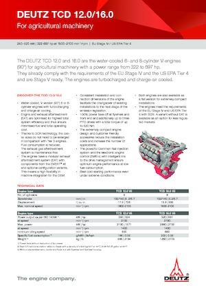 Motoren Deutz D 2011 L3 i