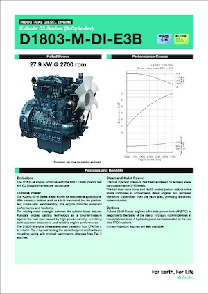 Motoren Kubota D1803-M-DI-E3B