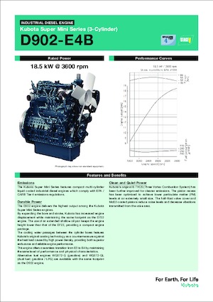 Motoren Kubota D902-E4B