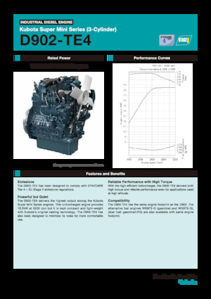 Motoren Kubota D902-TE4