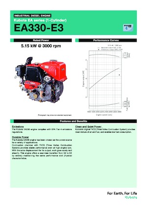 Motoren Kubota EA330-E3