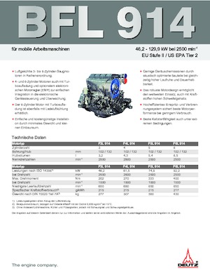 Motoren Deutz F 4 L 914