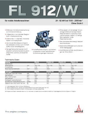 Motoren Deutz F 5 L 912 / W