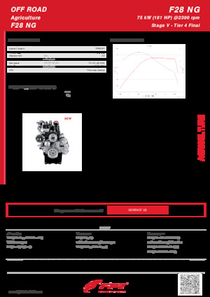 Motoren FPT Industrial F28 NG (75 kW)