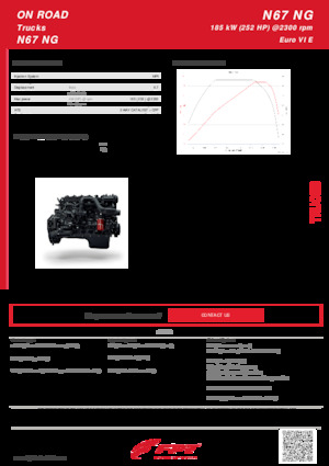 Motoren FPT Industrial N67 NG (185 kW)