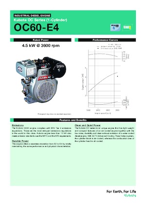Motoren Kubota OC60-E4