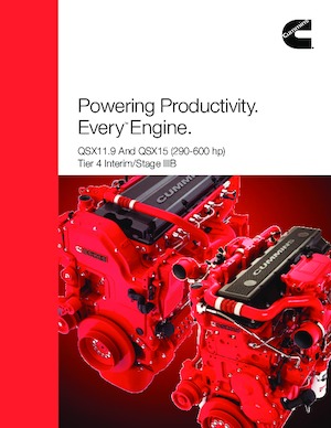 Motoren Cummins QSX15 550