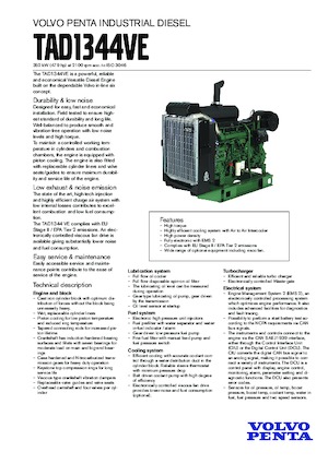 Motoren Volvo Penta TAD1344VE