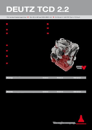 Motoren Deutz TCD 2.2 L3