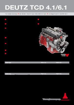 Motoren Deutz TCD 4.1