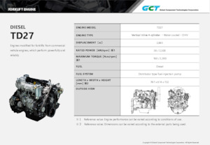 Motoren Global Component Technologies TD27
