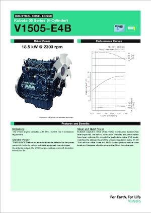 Motoren Kubota V1505-E4B