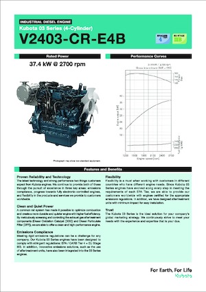 Motoren Kubota V2403-CR-E4B