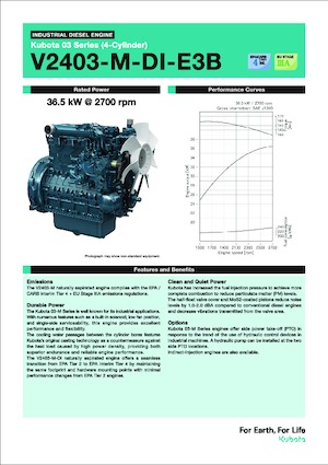 Motoren Kubota V2403-M-DI-E3B