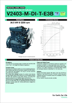 Motoren Kubota V2403-M-DI-T-E3B