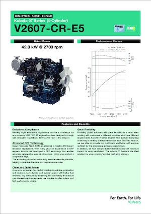 Motoren Kubota V2607-CR-E5