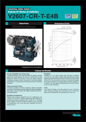 Motoren Kubota V2607-CR-T-E4B